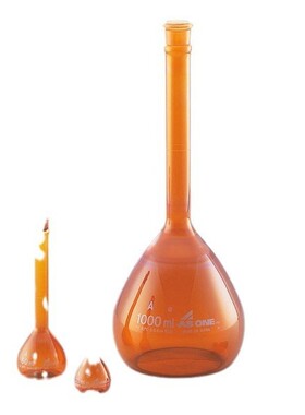 日本 ASONE 亚速旺 进口 实验使用 1-8564-06 容量瓶 白色