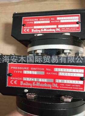 Bailey&Mackey压力变送器 Bailey & Mackey压力开关1381