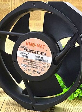 NMB 5915PC-23T-B30 230V 35W 172*150*38MM 17cm 铝框交流风扇