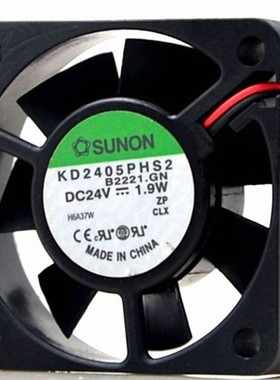 原装SUNON 5015 KD2405PHS2 24V 1.9W 5cm变频器风扇50*50*15mm