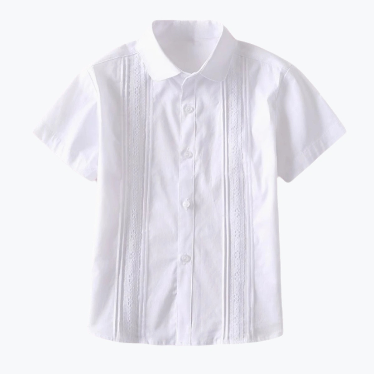 学院风小学生女童白色衬衫纯棉