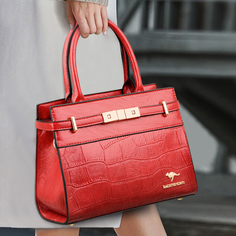 真皮女包包2026新款时尚夏季百搭轻奢凯莉包头层牛皮包女士手提包