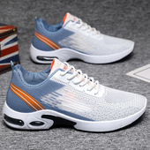 新款 跨境批发气垫跨境男鞋 男士 冰丝休闲单鞋 网面透气运动鞋 男网鞋