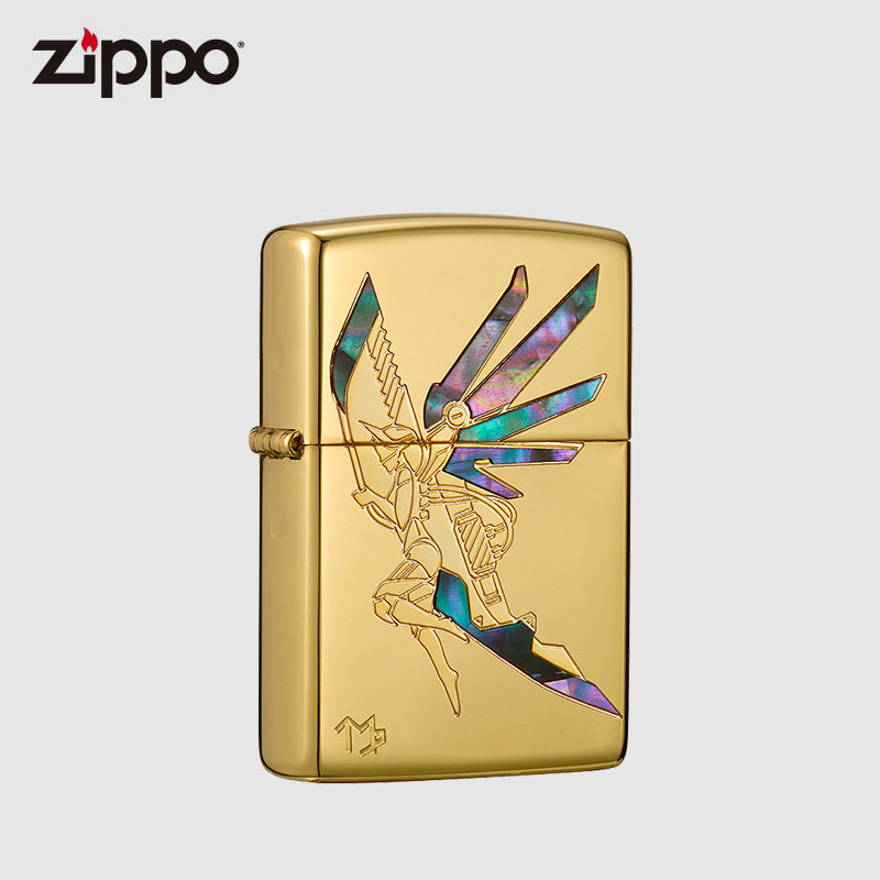 zippo打火机正版煤油防风男士打火机众神之力黄金版星座收藏级
