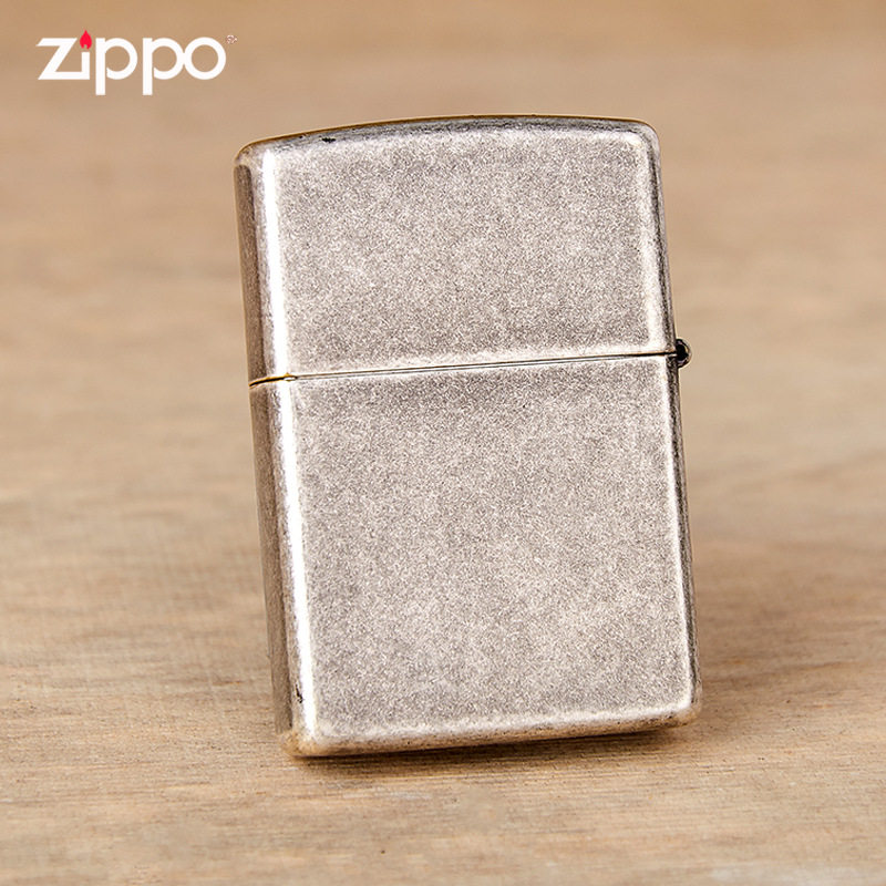 原装正版芝宝zippo防风煤油打火机复古精雕仿古银羽毛情书个性礼