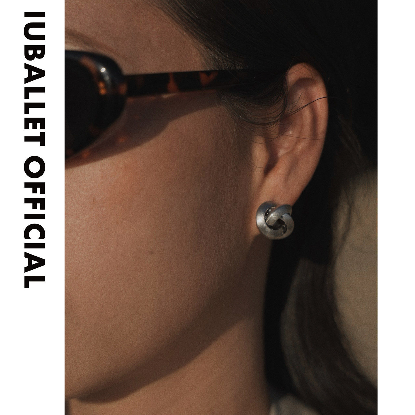 IUBALLET 雾隐生花 新品设计感耳钉女银色金属耳环氛围感小众耳饰,饰品/流行首饰/时尚饰品新,耳钉,淘宝优惠券,粉丝福利购,淘宝优惠卷