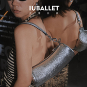 IUBALLET cyber圆筒腋下包女高级感真皮单肩斜挎手提包羊皮小包包