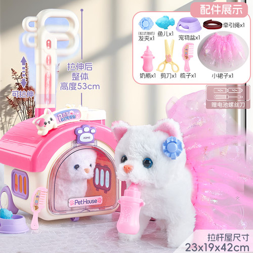 超晟萌宠拉杠屋电动儿童玩具