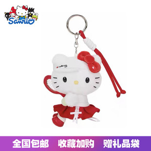 日本正版三丽鸥网球学院hellokitty帕恰狗毛绒玩偶少女心包包挂件