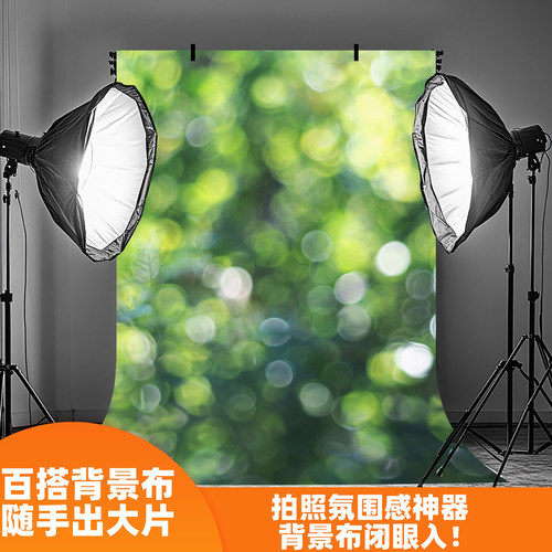 森系模糊化树影拍照道具摆拍摄影