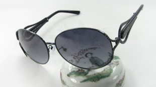 法国太阳镜 椭圆 SISLEY 镂空镶钻 正品 女款 墨镜 希思黎 S8935