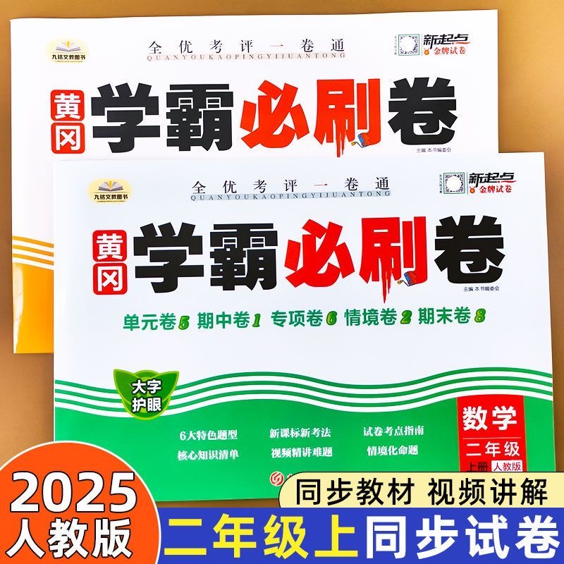 二年级黄冈学霸必刷卷试卷测试卷