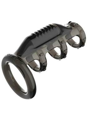 Liquid Silicone Penis Ring Lock Egg Cock Ring Chastity Cage