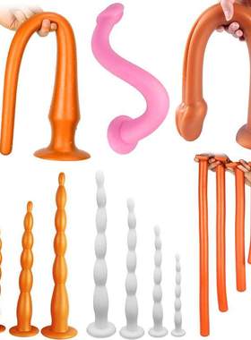 4 Style Long Anal Dildo Butt Plug Anus Vagina Dilator Sex To