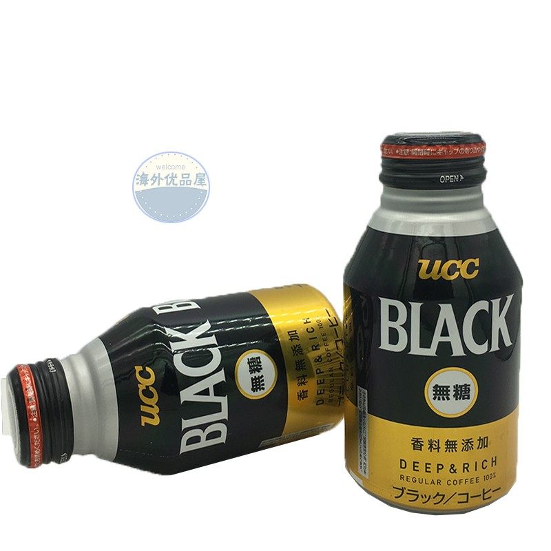 日本进口 UCC悠诗诗 BLACK无糖黑咖啡饮料275ML即饮罐装咖啡|ruв категории кофе/хлопья/напиток, напиток, что пить кофе - от Buy2taobao.com для оказания профессиональной услуги покупки агента Taobao