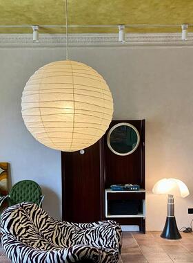 工厂直销野口勇Akari和风宣纸艺灯侘寂风球形吊灯ins餐厅客厅酒店