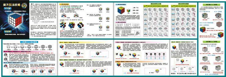 三阶入门高级玩具教程专业魔方图片