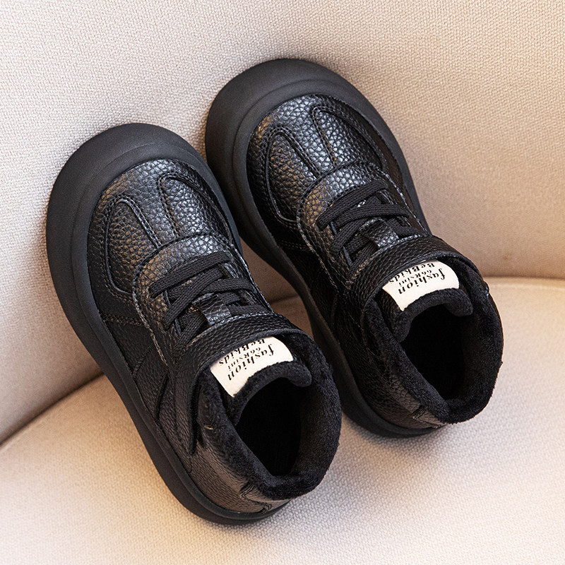 男童马丁靴加绒2025冬季新款儿童二棉靴真皮软底大棉短靴宝宝靴子,童鞋/婴儿鞋/亲子鞋,棉靴,淘宝优惠券,粉丝福利购,淘宝优惠卷