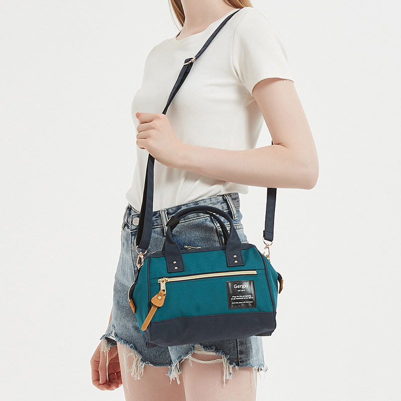 日系撞色波士顿手提包女式时尚牛津布单肩包旅行手机小挎包妈妈包,箱包皮具/热销女包/男包,通用款女包,淘宝优惠券,粉丝福利购,淘宝优惠卷