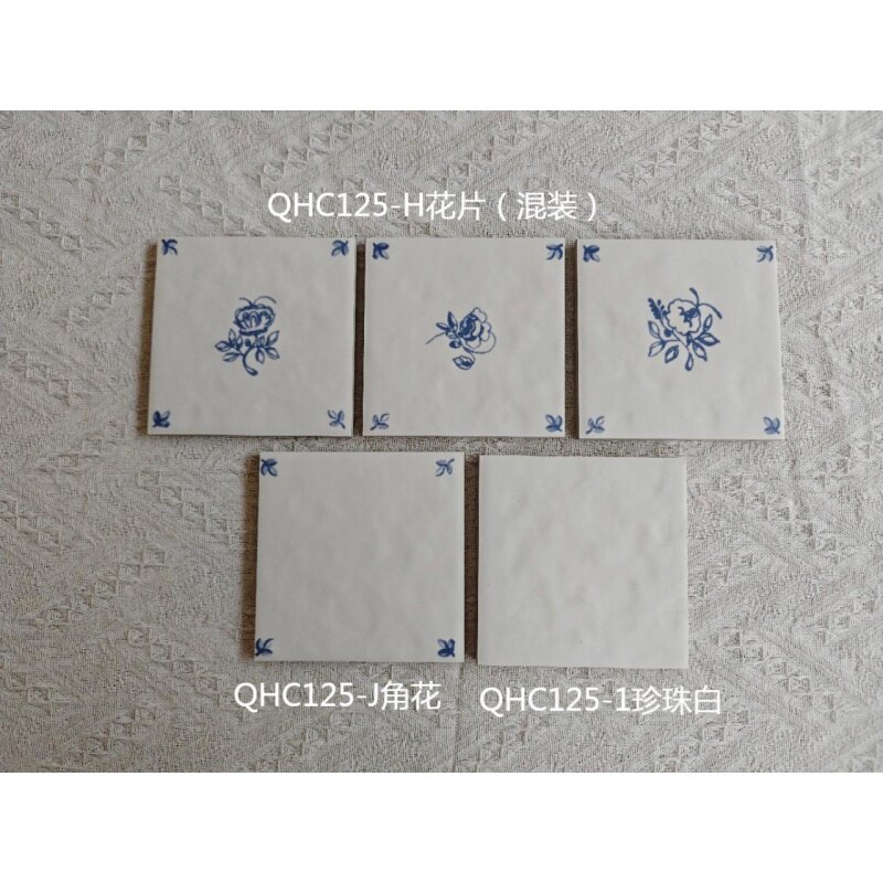 全瓷厨房小花砖手工砖珍珠釉面图片