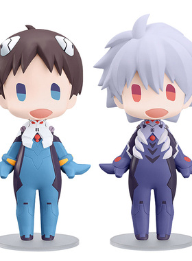 GSC新世纪福音战士手办 EVA HELLO! GOOD SMILE 碇真嗣 渚薰 摆件