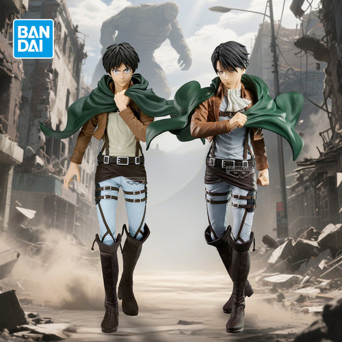 万代眼镜厂 进击的巨人 艾伦 利威尔 兵长 Grandista 景品 手办