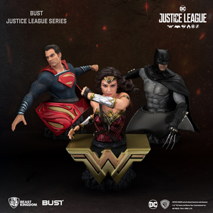 野兽王国DC正义联盟超人蝙蝠侠神奇女侠经典半身雕像摆件手办周边