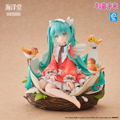 【预定】海洋堂 VOCALOID 初音未来 小鸟Ver. 1/7 比例手办摆件