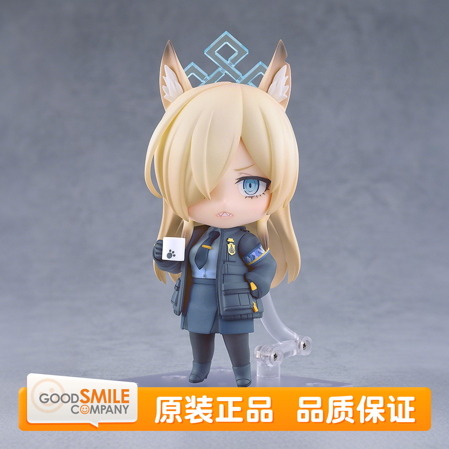 预定 GSC 蔚蓝档案 粘土人 尾刃康娜 游戏周边 Q版可动手办