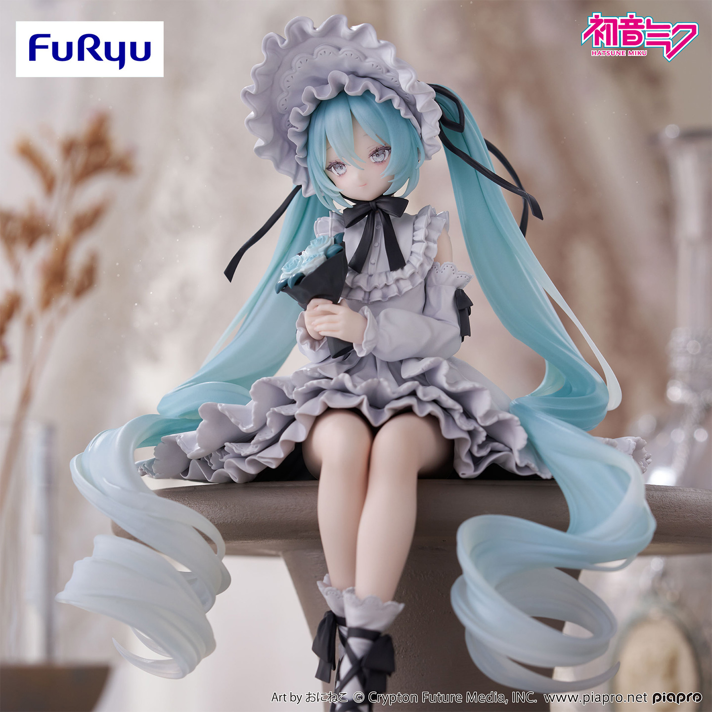 预定 FURYU piapro 初音未来 复古洋娃娃古典娃娃泡面压 景品手办
