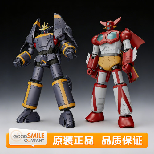 GSC MODEROID 迷你合体变形 盖塔机器人 钢巴斯特 盖塔 拼装模型