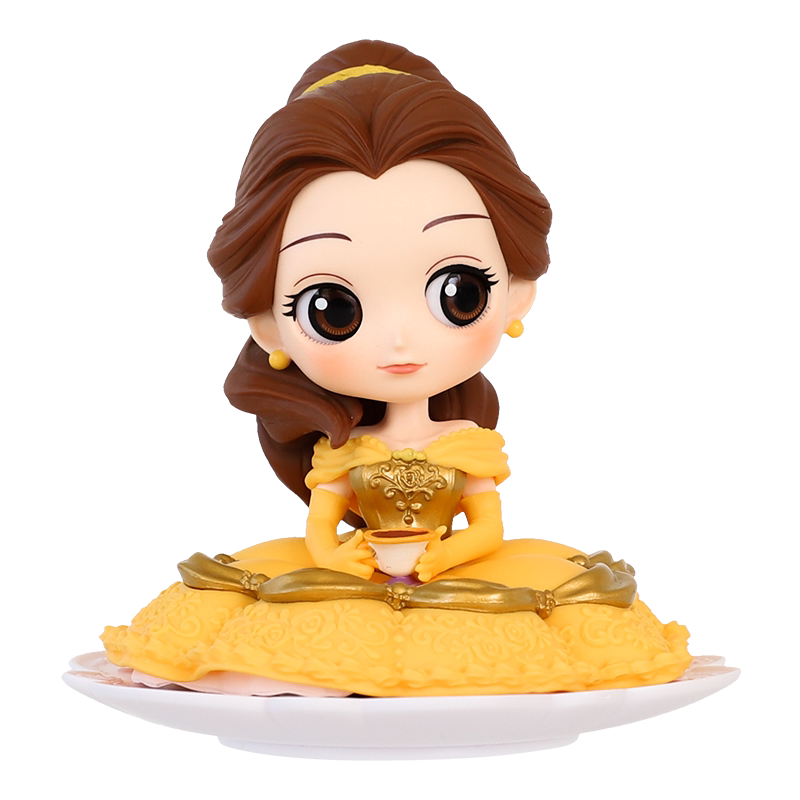 野兽王国 万代sweetiny迪士尼公主甜点时光系列白雪公主手办摆件