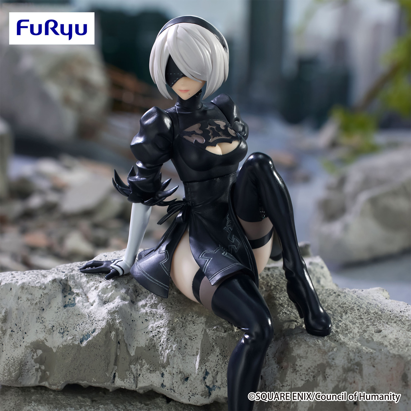预定 FURYU 尼尔:自动人形Ver1.1a 泡面压 景品手办 2B