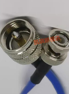BNC/UHF-JJ柔软蓝色RG142射频馈线BNC/Q9公转UHF/M公工业级高频线
