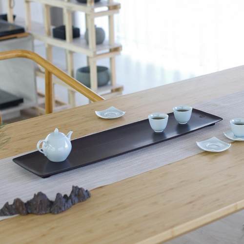 乌金石茶盘2024新款轻奢高端客厅