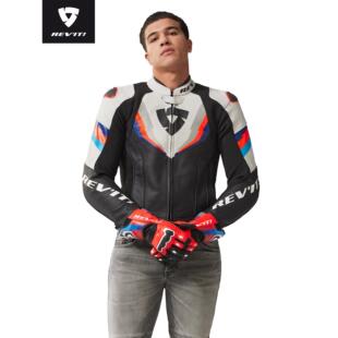 备 REVIT锐飞特雷霆3皮夹克摩托车骑行服防风耐磨竞速城市机车装