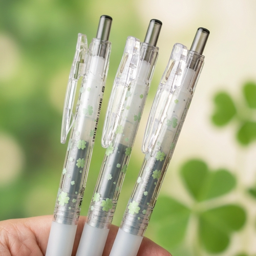 斑马JJ15四叶草限定黑色中性笔
