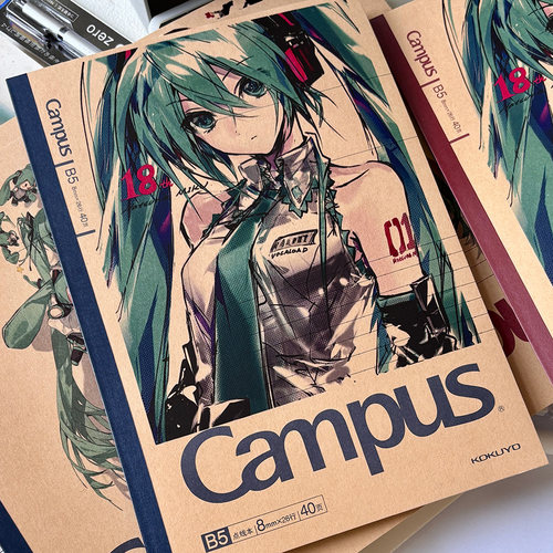 国誉B5复古初音未来记事本