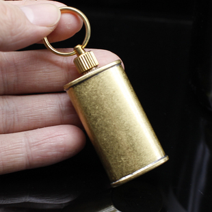 正品佐罗纯铜迷你小油壶打火机专用随身户外便携煤油瓶zppo通用