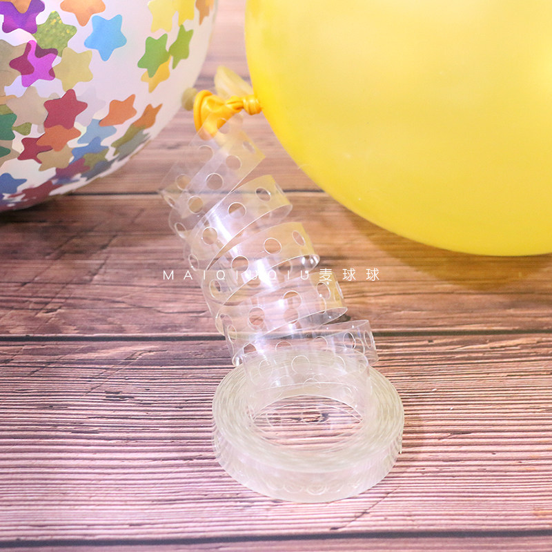 ins风气球连接链子5米长气球链草坪背景墙柱子生日婚礼装饰