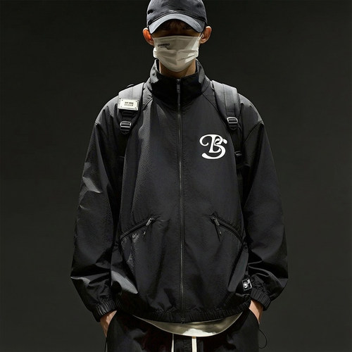 李宁运动风衣男2026夏季新款反伍BADFIVE防泼水防晒宽松休闲外套