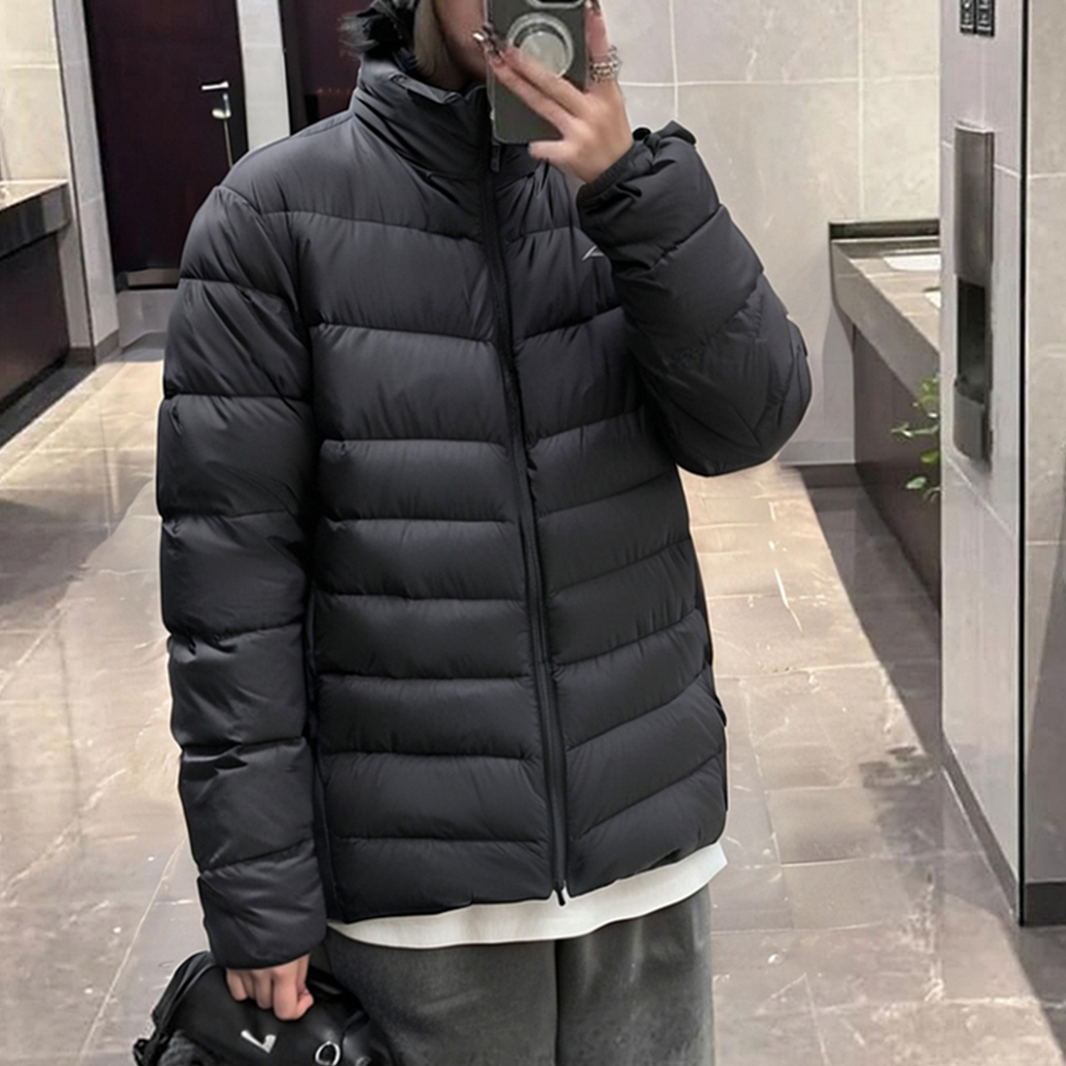 李宁短羽绒服男2025冬季运动潮流系列鸭绒保暖中年轻薄户外外套