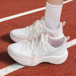 李宁跑鞋女款2026春季新轻风v3丨软底减震舒适厚底增高网面运动鞋