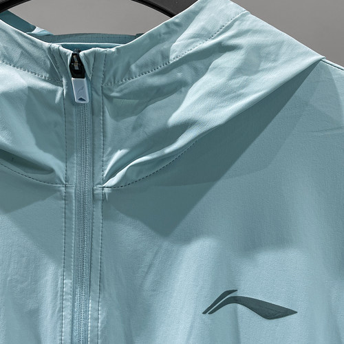 李宁2025夏季男女同款皮肤衣冰感防晒情侣款休闲运动风衣AFDU163