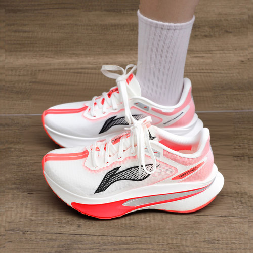 李宁飞电6c跑步鞋䨻丝轻透体育训练缓震耐磨高回弹竞速比赛运动鞋