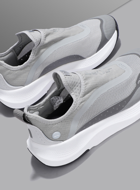 李宁SOFT GO一脚蹬休闲鞋2025夏季爸爸男子透气懒人鞋薄底鞋跑鞋