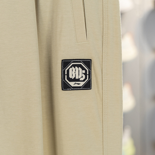 休闲直筒卫裤 男子宽松反伍系列运动时尚 AKLV217 新品 李宁2025秋季