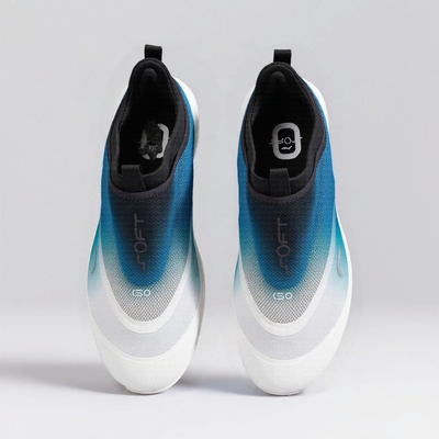 李宁2025夏季SOFT GO2轻便一脚蹬网面男款休闲懒人运动鞋无鞋带