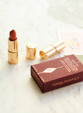 现货Charlotte Tilbury CT哑光唇膏口红Pillow Talk枕边话中样1g