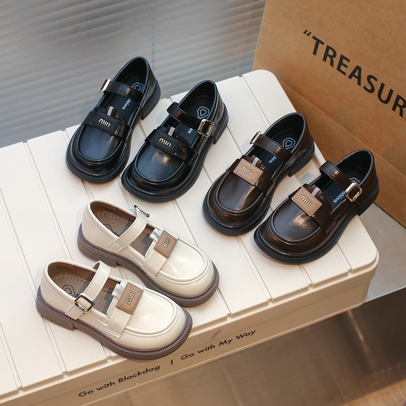 品牌三折特价撤柜女童英伦风小皮鞋软底玛丽珍厚底单鞋潮XXJ-6180